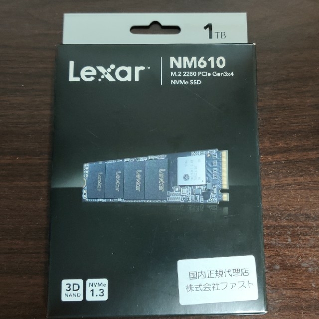 Lexar 1TB M.2 内蔵SSD  LNM610-1TRBJP1TB