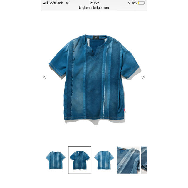 glamb GB0218 / SH12 : Gaster denim SHの通販 by ichi's shop|グラムならラクマ - 人気大人気