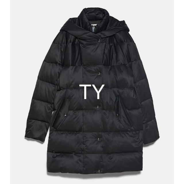 ZARA - 完売品 ザラ S 撥水加工 ダウン コート ジャケット 黒 ZARA - 完売品 ザラ S 撥水加工 ダウン コート ジャケット 黒