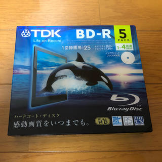 ティーディーケイ(TDK)のTDK 録画用ブルーレイディスク BD-R 25GB 1-4倍速 5枚パック(ブルーレイレコーダー)