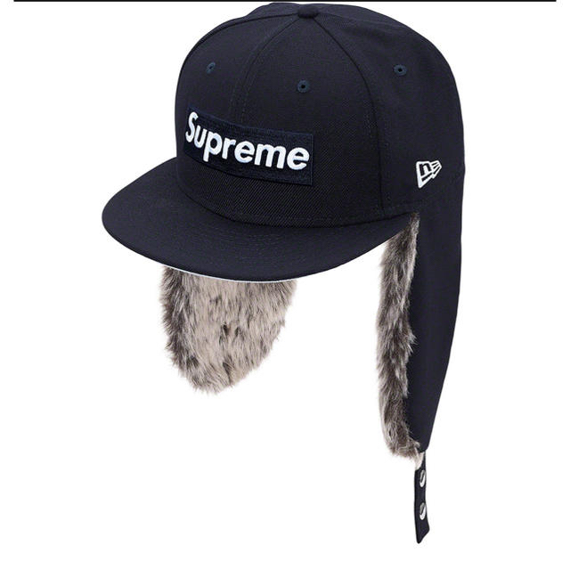 Supreme(シュプリーム)のSupreme Earflap New Era 7 1/2 Navy メンズの帽子(キャップ)の商品写真