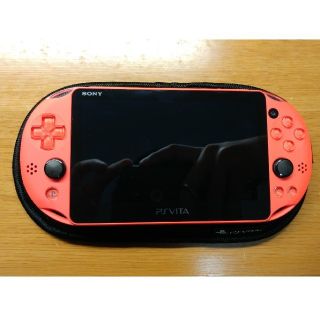 プレイステーションヴィータ(PlayStation Vita)のPS vita ネオン・オレンジ(家庭用ゲーム機本体)