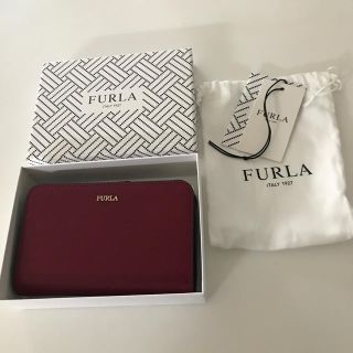 フルラ(Furla)のFURLA 二つ折り財布 新品未使用品 ワインレッド(財布)