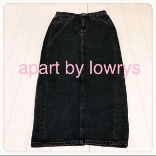 アパートバイローリーズ(apart by lowrys)の☘T2729☘apart by lowrys ロングデニム スリット スカート(ロングスカート)