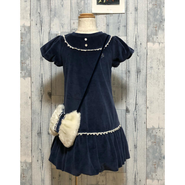 pom ponette(ポンポネット)のワンピース キッズ/ベビー/マタニティのキッズ服女の子用(90cm~)(ワンピース)の商品写真