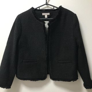 エイチアンドエム(H&M)の新品！　ノーカラー ジャケット　ツイード ジャケット　卒業式　フォーマル (ノーカラージャケット)