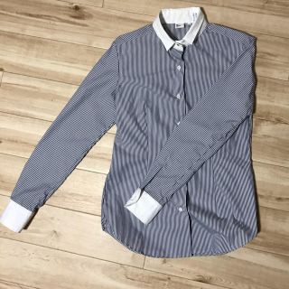 スーツカンパニー(THE SUIT COMPANY)のストライプシャツ ブルー(シャツ/ブラウス(長袖/七分))