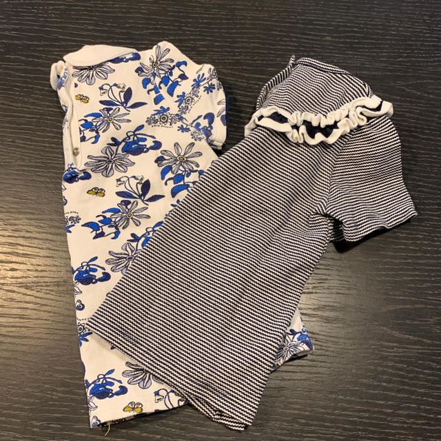 PETIT BATEAU(プチバトー)のプチバトー  36Mカットソーセット キッズ/ベビー/マタニティのキッズ服女の子用(90cm~)(Tシャツ/カットソー)の商品写真