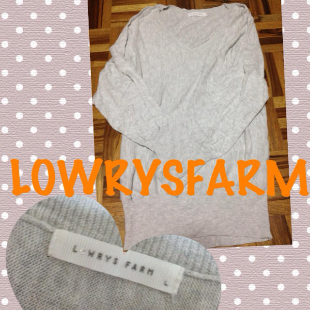 LOWRYS FARM(ローリーズファーム)のLOWRYSFARM薄手ロングニット♡ レディースのトップス(ニット/セーター)の商品写真