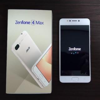 エイスース(ASUS)のASUS　Zenfone4 max　SIMフリー　サンライトゴールド　３２GB(スマートフォン本体)