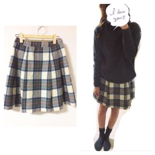 フラワー(flower)のcheck skirt・・・∗(ミニスカート)