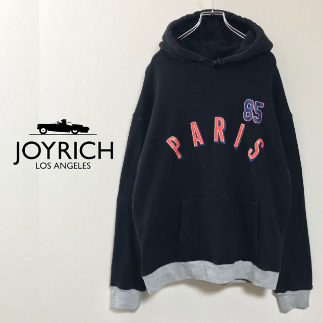 JOYRICH ジョイリッチ★PARIS ★ラバープリント★プルオーバーパーカー