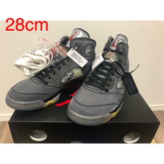 ナイキ(NIKE)のAIR JORDAN 5 off-white(スニーカー)