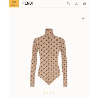 フェンディ(FENDI)のシースルー　ボディースーツ(シャツ/ブラウス(長袖/七分))