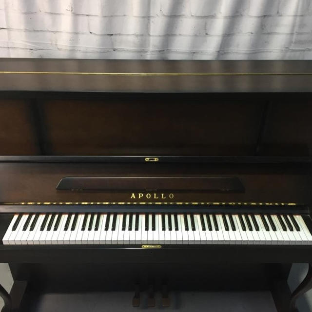猫足コーヒーブラウン アップライトピアノ APOLLO AR78Z 楽器の鍵盤楽器(ピアノ)の商品写真