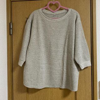 ユニクロ(UNIQLO)のワッフルプルオーバー　4L(カットソー(長袖/七分))