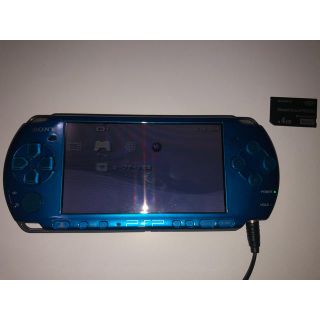 ソニー(SONY)のPSP 3000 ブルー(携帯用ゲーム機本体)