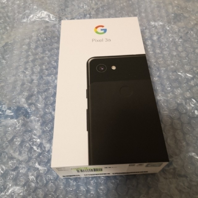 新品未使用品 Google Pixel3a Black SIMフリー 送込価格スマートフォン/携帯電話