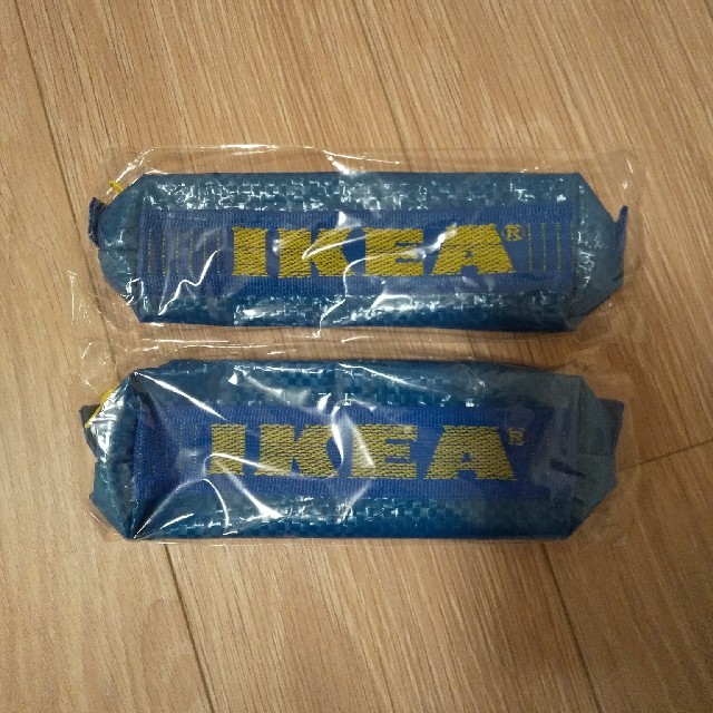 IKEA(イケア)の＊IKEA ペンケース ２個セット＊ インテリア/住まい/日用品の文房具(ペンケース/筆箱)の商品写真