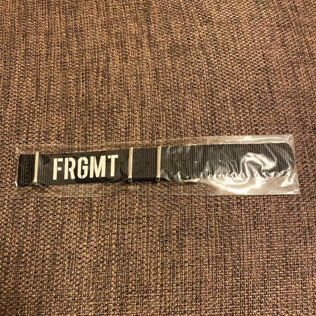 FRAGMENT(フラグメント)のFRAGMENT NATO TYPE STRAP ブラック 22mm メンズの時計(その他)の商品写真