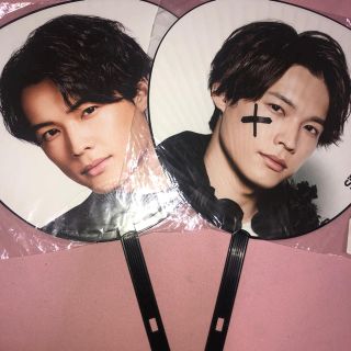 ジャニーズジュニア(ジャニーズJr.)の【多少のお値下げ◎】SixTONES 松村北斗 うちわセット おまけ付き(男性タレント)