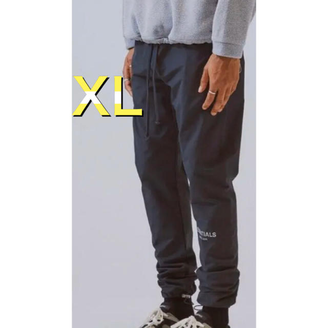 Essentials nylon pants  ナイロンパンツ　ブラック　XL