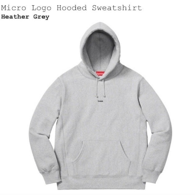最高品質の Supreme - L Sweatshirt Hooded Logo Micro Supreme パーカー