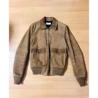 サンローラン(Saint Laurent)のsaint laurent サンローランパリ スエードレザージャケット 42(レザージャケット)