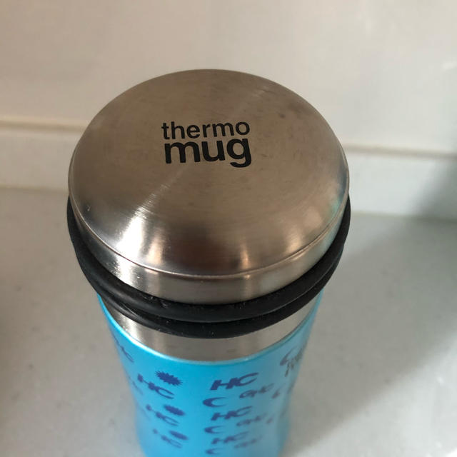 THERMOS(サーモス)のGLAY thermo mug ブルー　※3／15まで エンタメ/ホビーのタレントグッズ(ミュージシャン)の商品写真