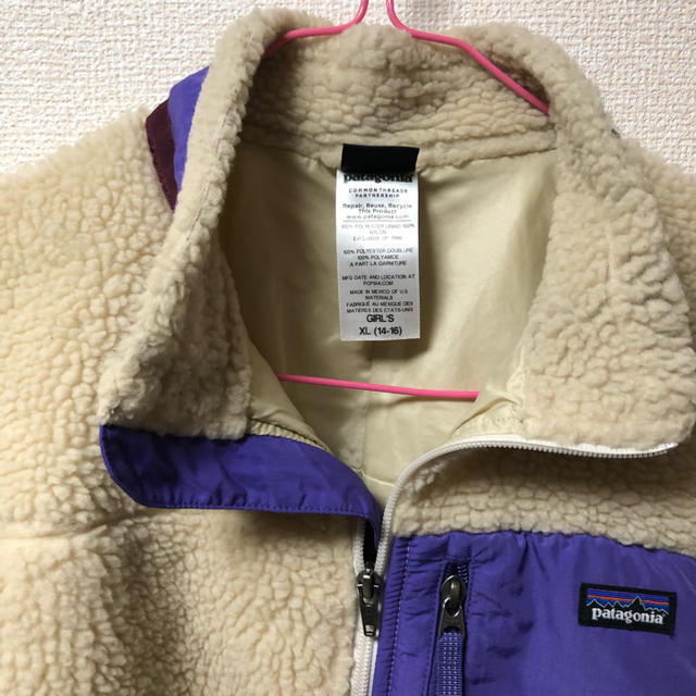 patagonia(パタゴニア)のパタゴニア レトロx ガールズ サイズXL ファミペイで20% レディースのジャケット/アウター(ブルゾン)の商品写真