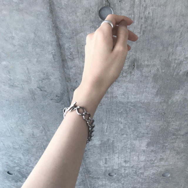 TOGA(トーガ)の17 センチ　chain bracelet silver ➀ レディースのアクセサリー(ブレスレット/バングル)の商品写真