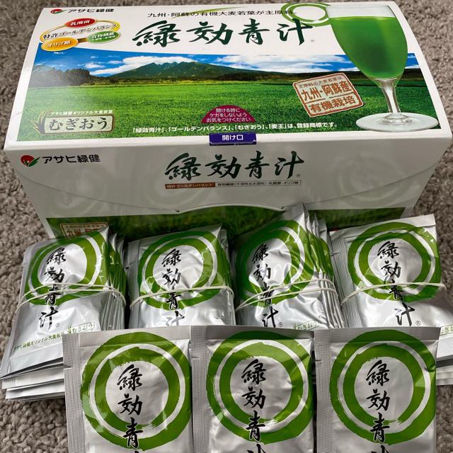 アサヒ緑健　緑効青汁132袋 食品/飲料/酒の健康食品(青汁/ケール加工食品)の商品写真