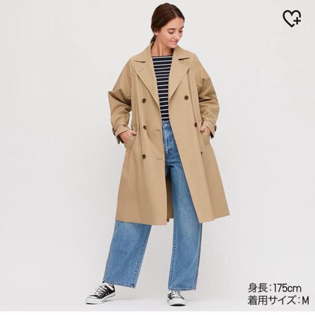 UNIQLO(ユニクロ)のユニクロ リラックストレンチコート レディースのジャケット/アウター(トレンチコート)の商品写真