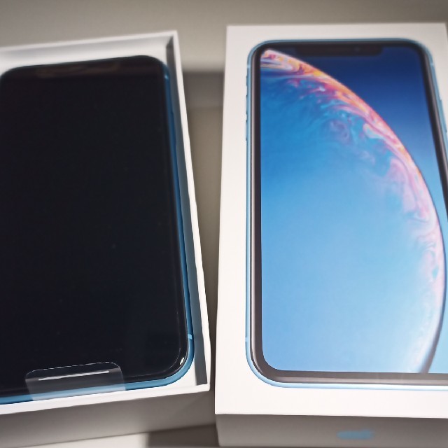 Apple - 【新品未使用】iPhone XR BLUE 128 GB SIMロック解除済