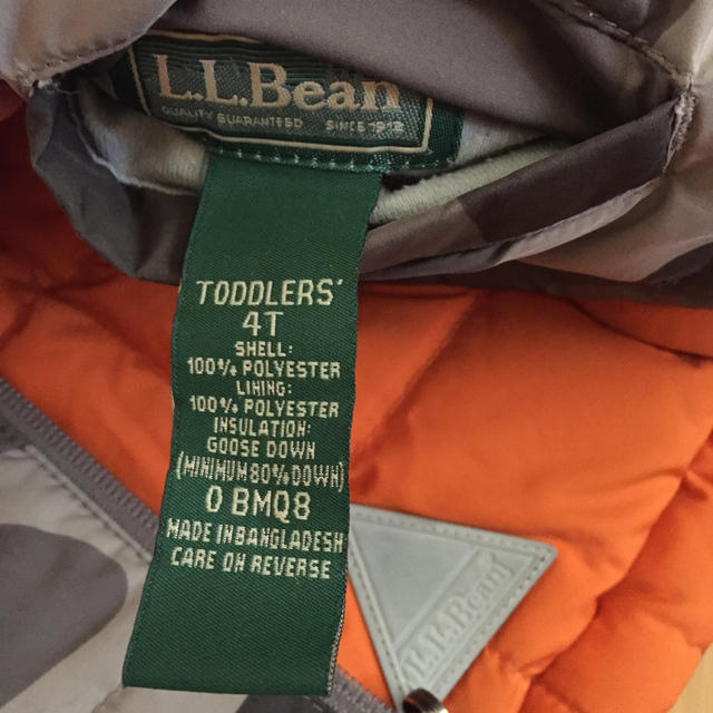 L.L.Bean(エルエルビーン)のLL Beanエルエルビーン ダウンベスト子供100サイズ キッズ/ベビー/マタニティのキッズ服男の子用(90cm~)(ジャケット/上着)の商品写真