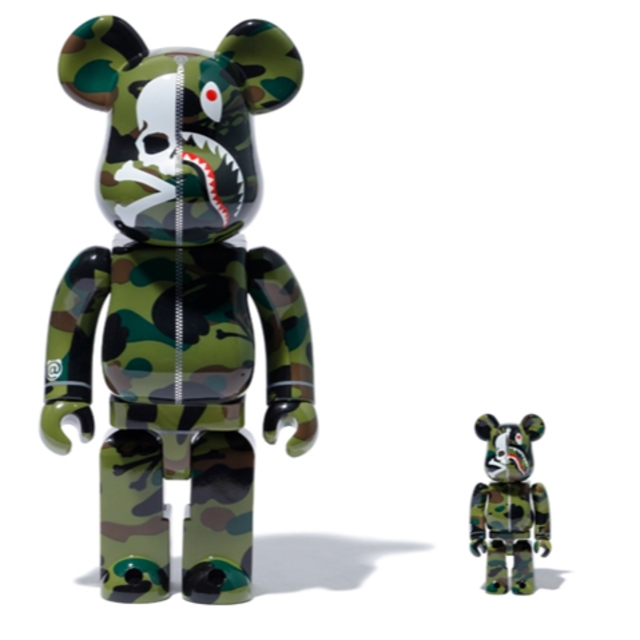 A BATHING APE(アベイシングエイプ)の【伊勢丹】mastermind bape be@rbrick 100% 400% エンタメ/ホビーのおもちゃ/ぬいぐるみ(その他)の商品写真