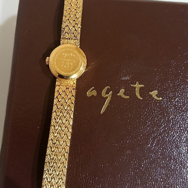 agete(アガット)の定価72600円❇️agete 4Pダイヤ 華奢ウォッチ レディースのファッション小物(腕時計)の商品写真
