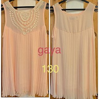 ガヤ(GAYA)のキッズワンピース gaya（カーディガン付で）130(ドレス/フォーマル)