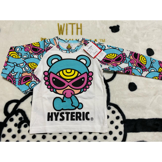 【新品タグ付】HYSTERIC MINI ヒステリックミニ テディ ロンTシャツ/カットソー