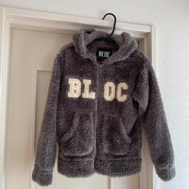 BLOC(ブロック)のBLOC もこもこパーカー　130センチ キッズ/ベビー/マタニティのキッズ服男の子用(90cm~)(ジャケット/上着)の商品写真