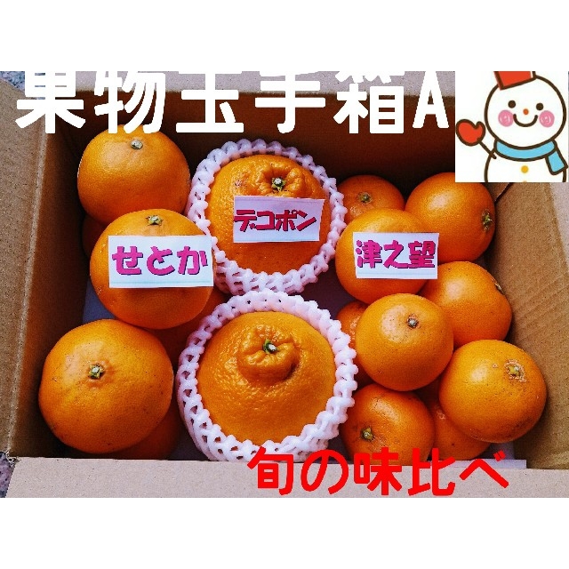 旬味❗果物玉手箱A♥せとか＆デコ＆のぞみ♥雪だるま直送 食品/飲料/酒の食品(フルーツ)の商品写真