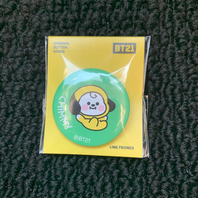 BT21 CHIMMY 缶バッチ エンタメ/ホビーのタレントグッズ(アイドルグッズ)の商品写真