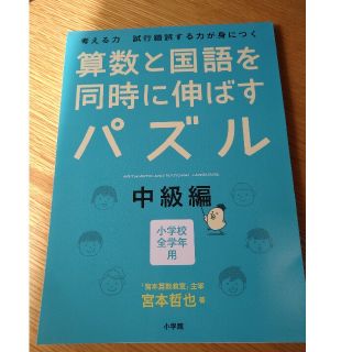 算数と国語を同時に伸ばすパズル 考える力試行錯誤する力が身につく 中級編(語学/参考書)