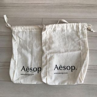 イソップ(Aesop)のイソップ布袋(小)2枚セット(ショップ袋)