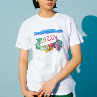 ビームス(BEAMS)のBeams x Ziplock Tシャツ　ビッグプリント　XL(Tシャツ/カットソー(半袖/袖なし))