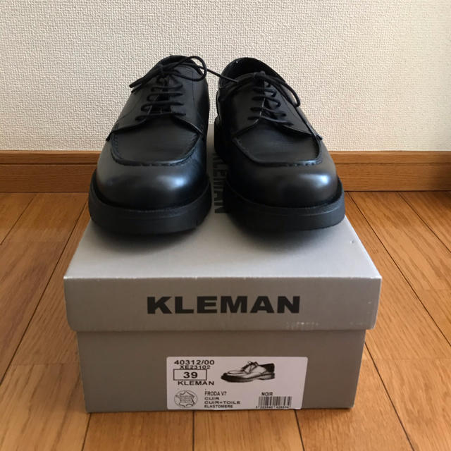 新品　kleman  FLODA 39サイズ　黒　フランス