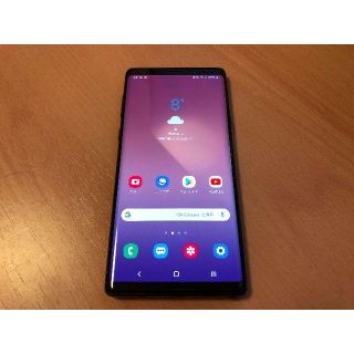 サムスン(SAMSUNG)のGalaxy Note9 海外版 Dual-SIM (SM-N9600)(スマートフォン本体)