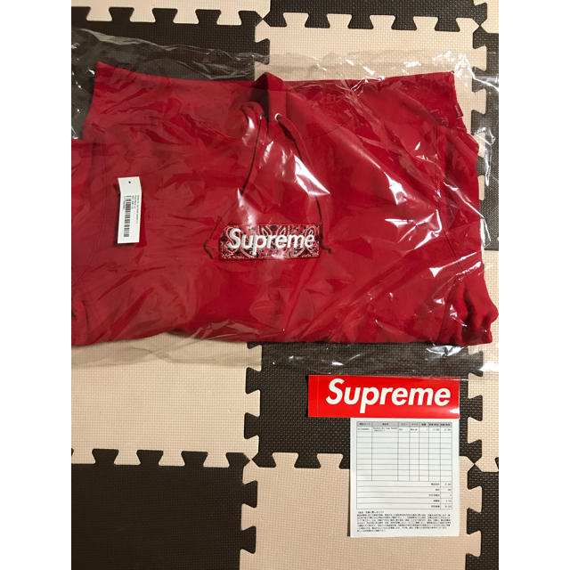 定期入れの Supreme Sweatshirt Logo Box Bandana Supreme 送料込M