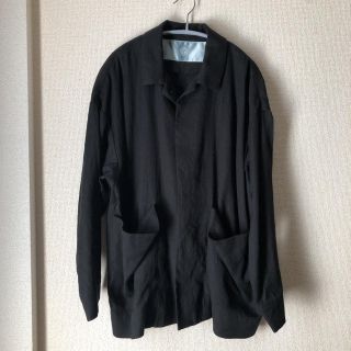 ドゥルカマラ(Dulcamara)の18ss dulcamara 和紙リネンセットアップ　BLACK(セットアップ)