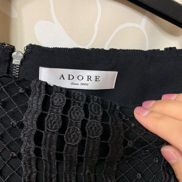 ADORE(アドーア)のアドーア  レースタイトスカート 36 レディースのスカート(ロングスカート)の商品写真